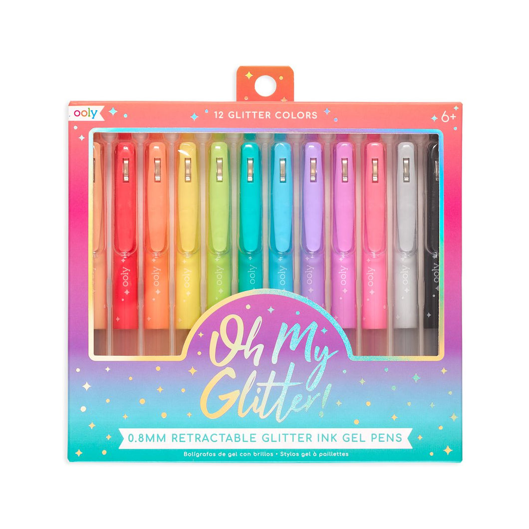 BOLIGRAFO RETRACTIL OH MY GLITTER 12 PZA