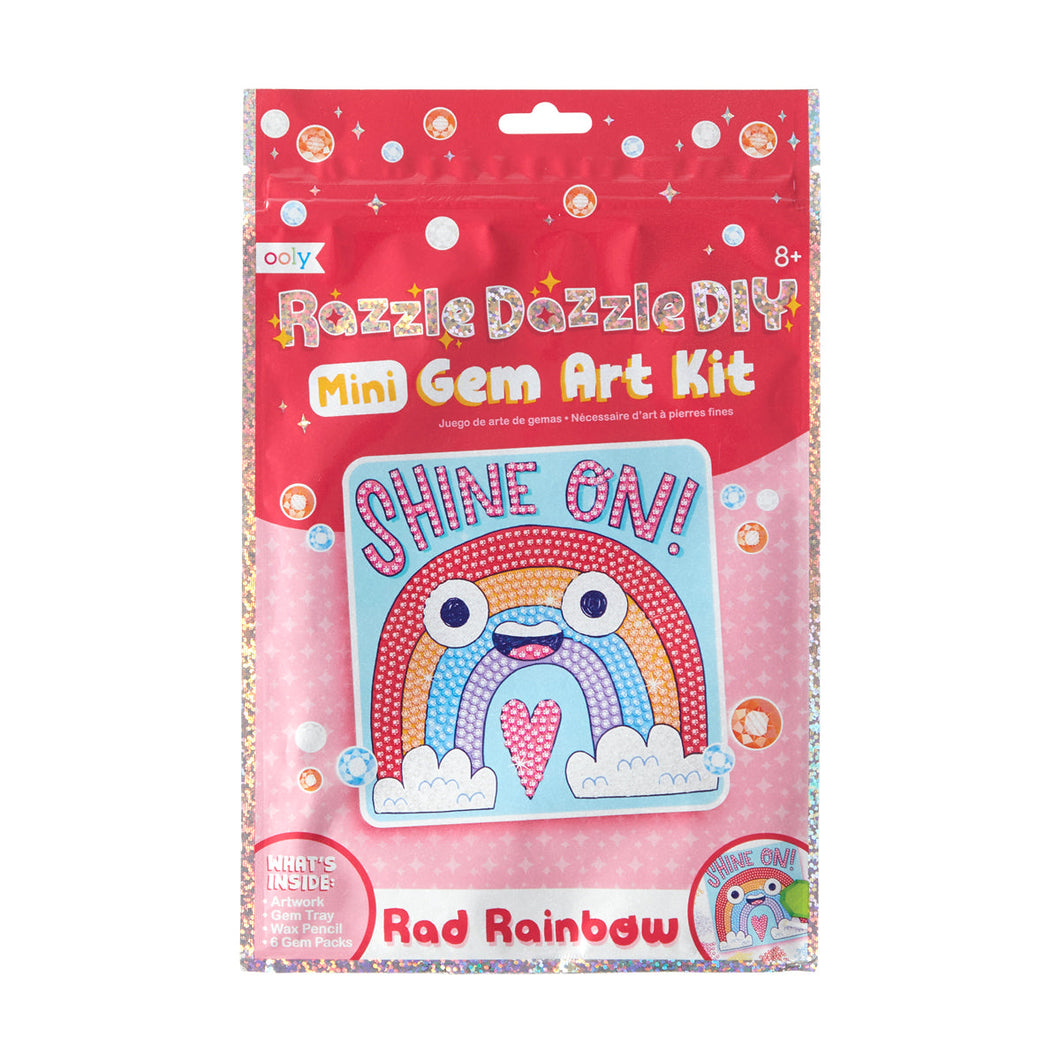 Ooly kit de arte de gemas - rad rainbow 161-081