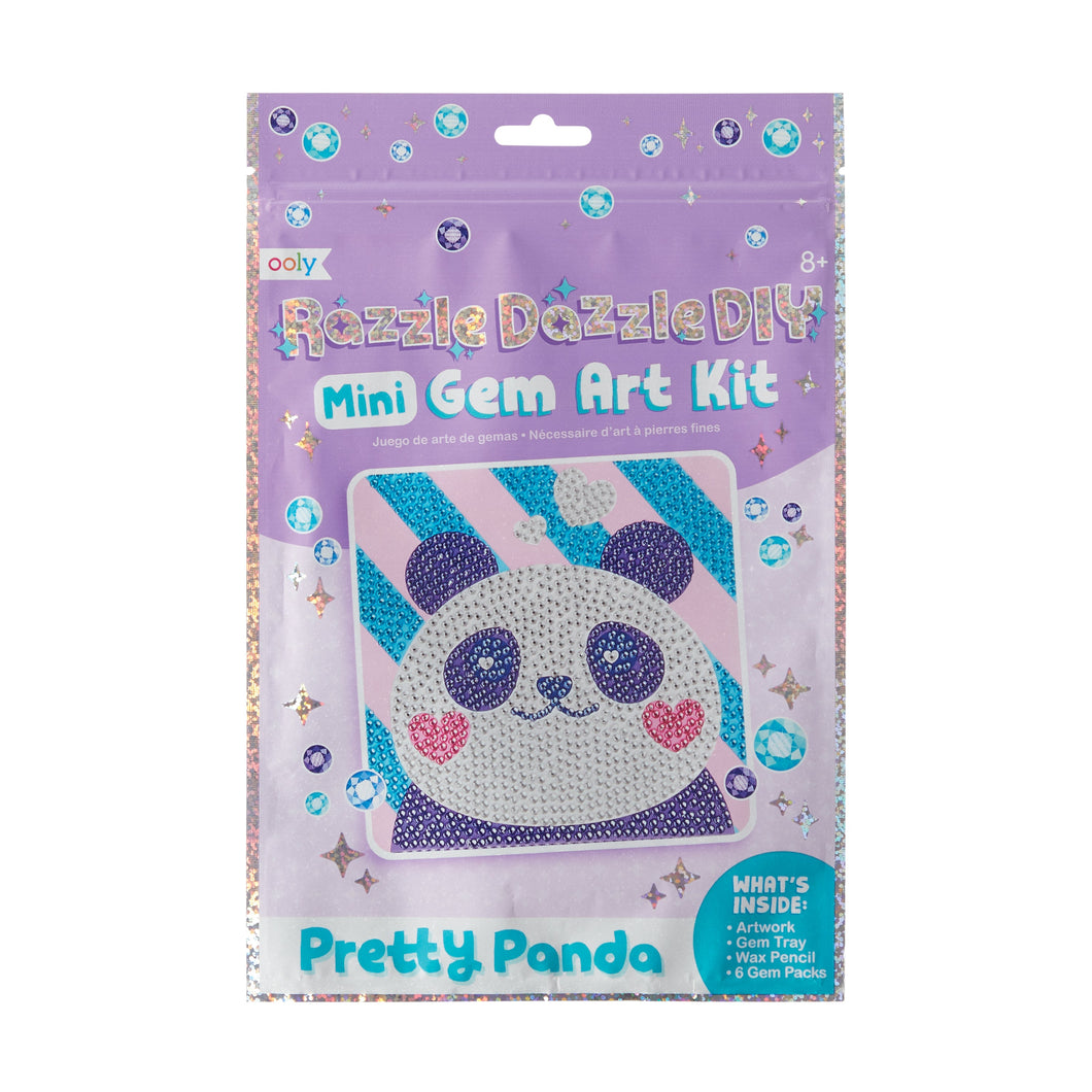 Ooly Kit de arte mini gemas pretty panda 161-085