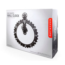 Cargar imagen en el visor de la galería, Kikkerland reloj pared &quot;big hour wheel&quot; negro 1706-BK
