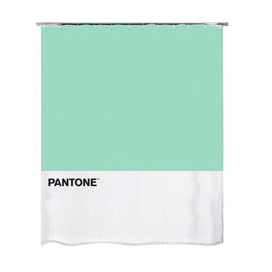 Cortina baño pantone verde poliéster 27374