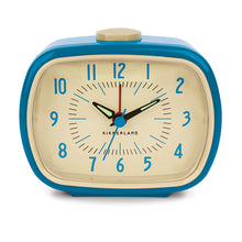 Cargar imagen en el visor de la galería, RELOJ CON ALARMA RETRO AZUL
