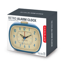 Cargar imagen en el visor de la galería, Kikkerland reloj con alarma retro azul AC08-BL
