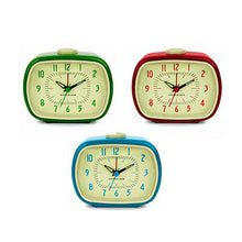 Cargar imagen en el visor de la galería, Kikkerland reloj con alarma retro verde AC08-G
