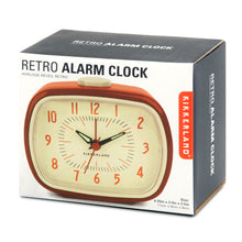 Cargar imagen en el visor de la galería, Kikkerland reloj con alarma retro rojo AC08-R
