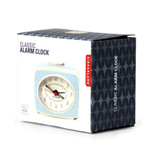 Cargar imagen en el visor de la galería, Kikkerland reloj clasico con alarma menta AC14-MN
