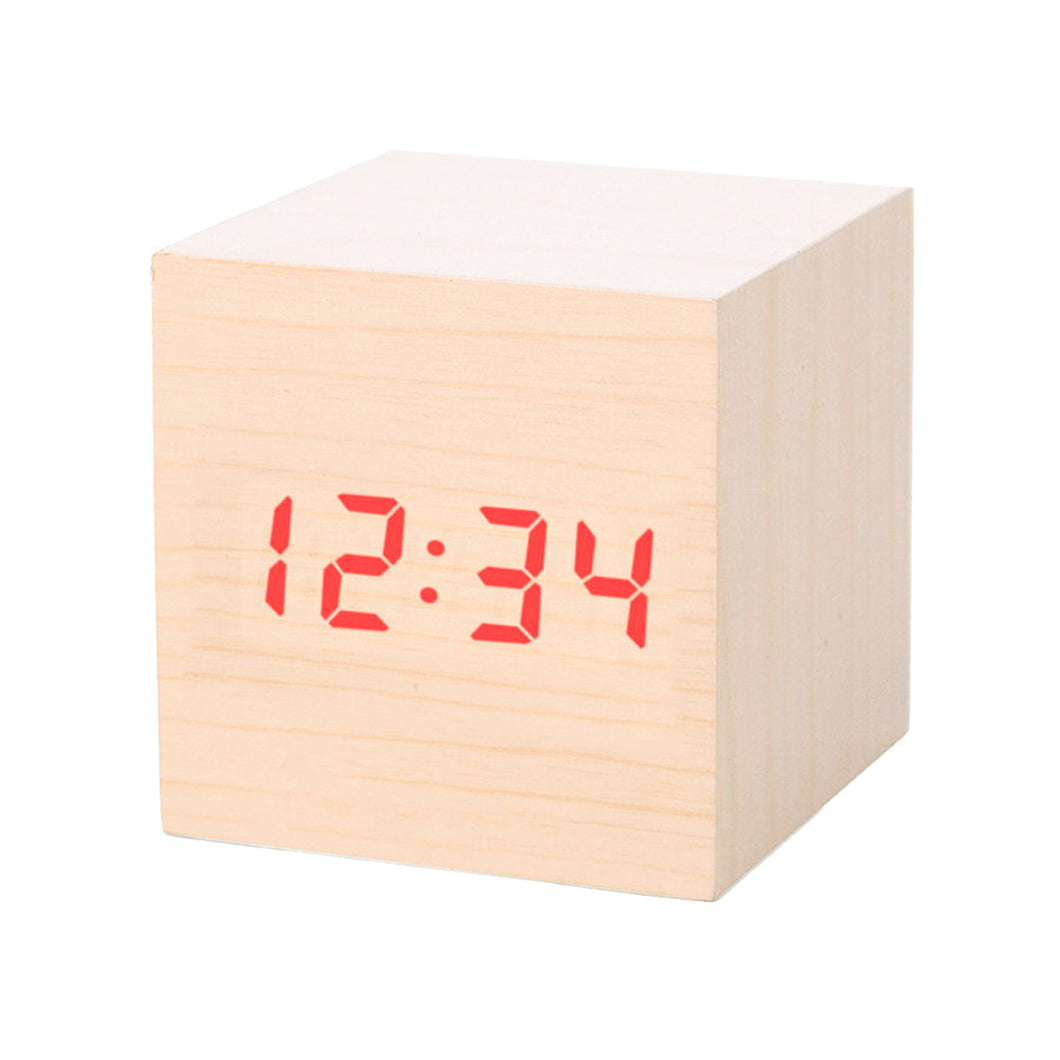 RELOJ CUBO CON ALARMA