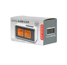 Cargar imagen en el visor de la galería, kikkerland reloj digital &quot;flip&quot; con alarma AC25-WH
