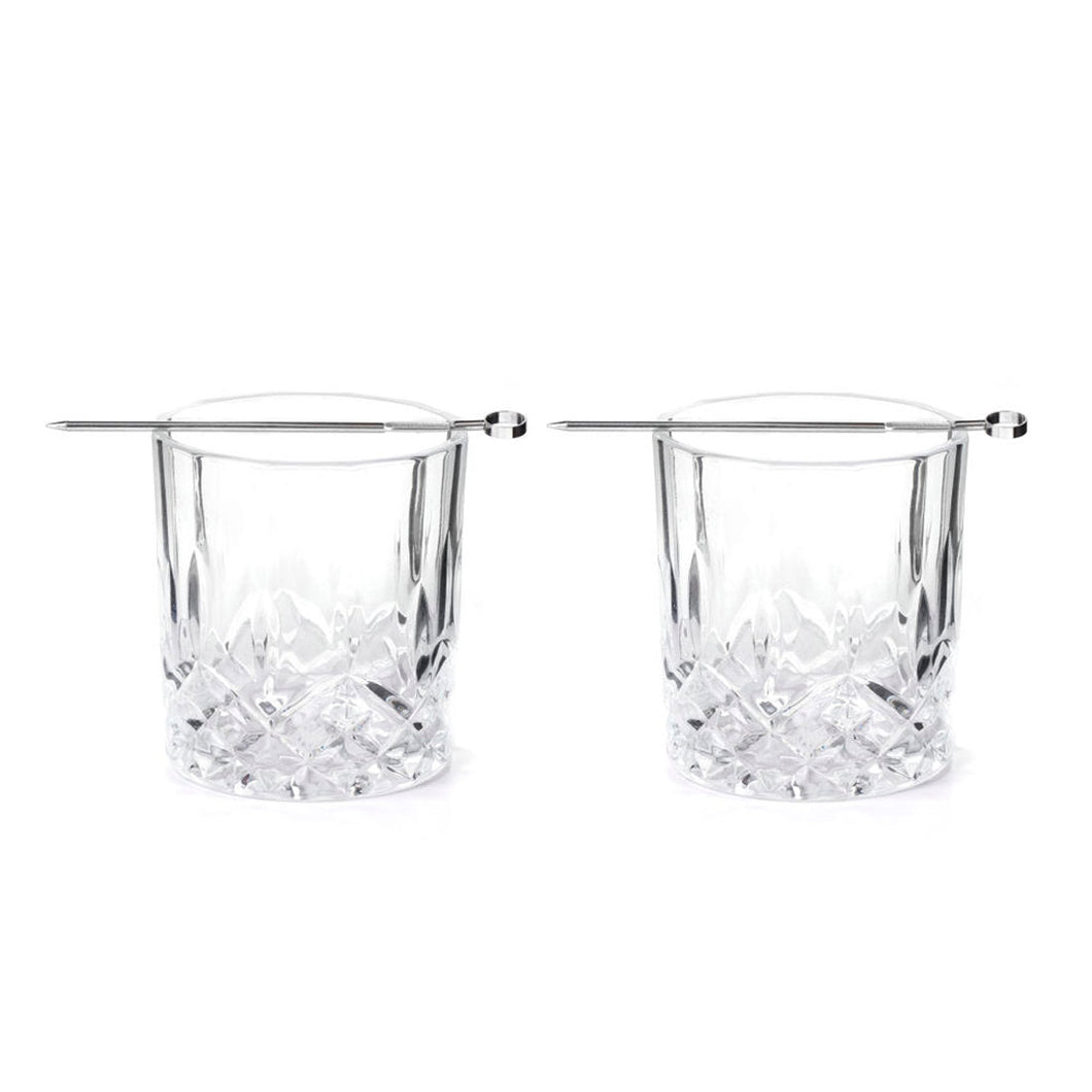 Kikkerland vaso para whiskey con agitador BA76