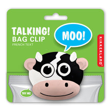 Cargar imagen en el visor de la galería, kikkerland sujetador para bolsa vaca 1 pza BC02
