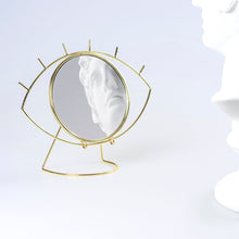 Cargar imagen en el visor de la galería, Doiy espejo de mesa color oro ciclope DYCYCLOTM
