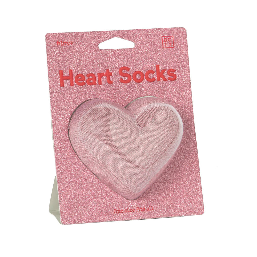Doiy calcetines diseño: corazón rosa DYHEASOPK