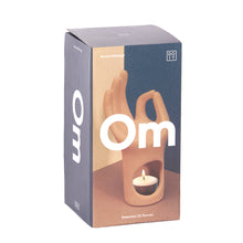 Cargar imagen en el visor de la galería, Doiy quemador de aceite &quot;om&quot; mano DYOMMEDHA
