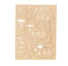 Cargar imagen en el visor de la galería, Kikkerland mini rompecabezas de madera gato GG148
