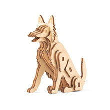 Cargar imagen en el visor de la galería, Kikkerland mini rompecabezas de madera 3d perro GG149
