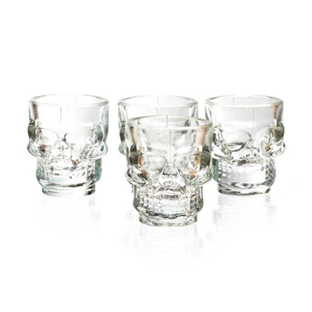 kikkerland vasos tequileros calavera 4 pzas GL06