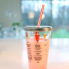 Cargar imagen en el visor de la galería, Kikkerland vaso de recetas &quot;milkshake&quot; GL17
