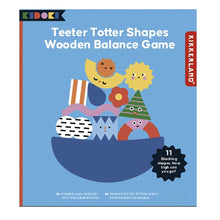 Cargar imagen en el visor de la galería, kikkerland teeter totter formas juego de equilibrio KID08-F
