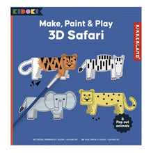 Cargar imagen en el visor de la galería, kikkerland haz, pinta y juega: safari en 3d KID12-F
