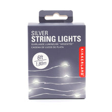 Cargar imagen en el visor de la galería, kikkerland cable con 20 luces led color plata LT02
