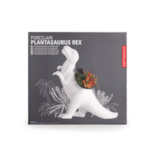 Cargar imagen en el visor de la galería, Kikkerland maceta de ceramica &quot;plantasaurus rex&quot; PL04
