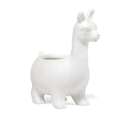 MACETA DE CERAMICA BCA LLAMA