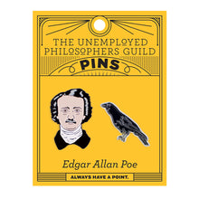 Cargar imagen en el visor de la galería, Pines Edgar Allan Poe Y El Cuervo
